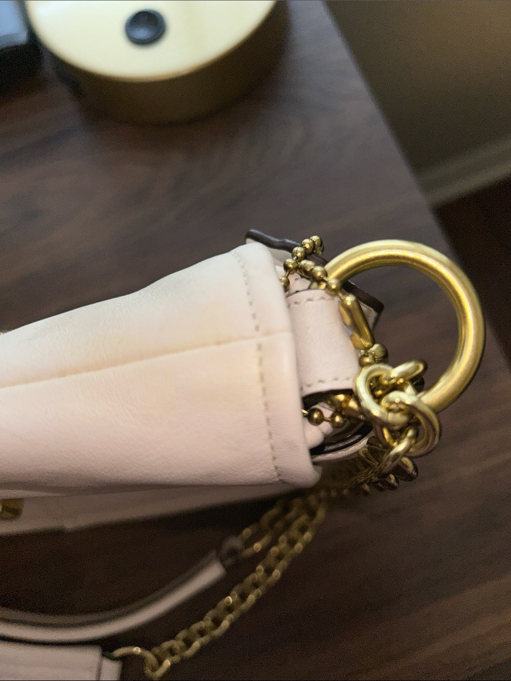 Coach Chelsea Leather Shoulder Bag with Gold Chain- NWT - Picture 13 of 16
